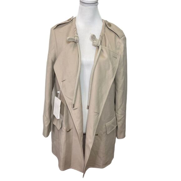 Max Mara Double Breasted Wool Blazer Women’s Size 6 Beige Long Sleeve - Picture 6 of 16